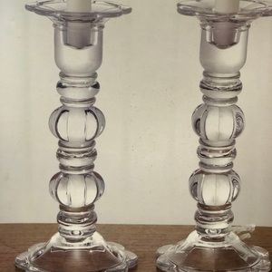 Stafford Crystal Candlesticks